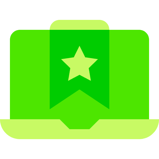 Laptop interface save favourite icon