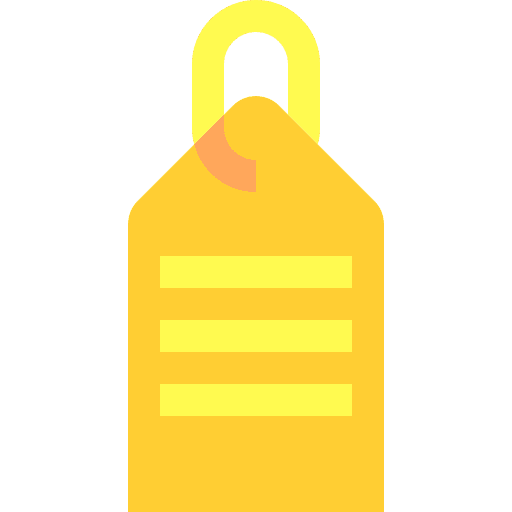 Price tag label shopping commerce and shopping icon