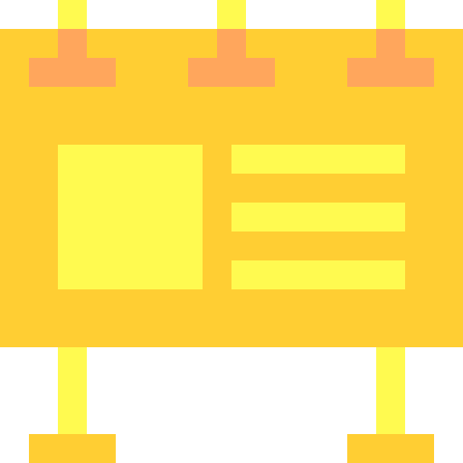 Billboard promotion city advertisement icon