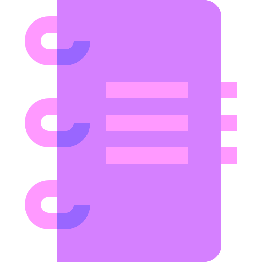 Contact list telephone book phone book communications icon