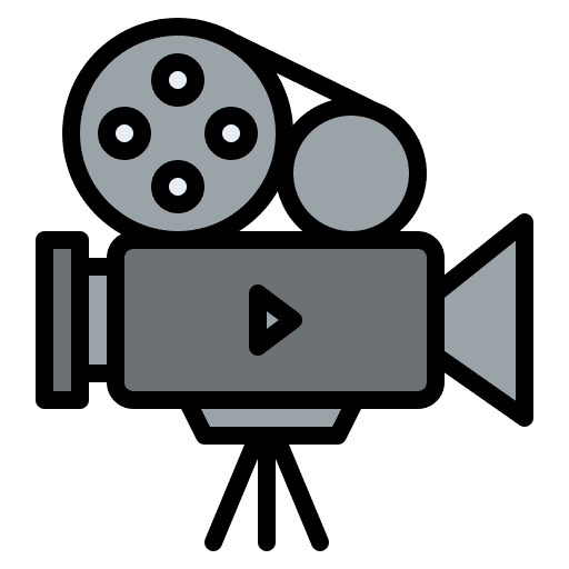 Movie camera video camera movie technology icon