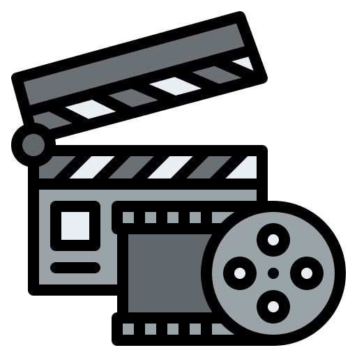 Movie recording director film movie icon