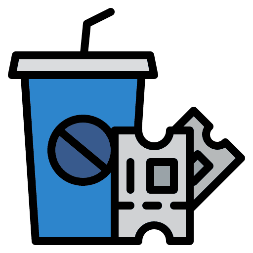Entertainment cinema movie drink icon