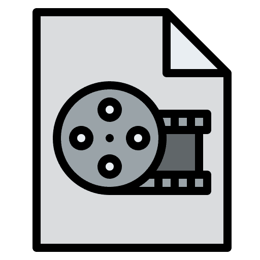 Movie file film movie movie file icon