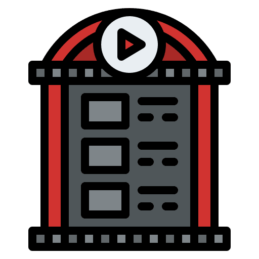 Movies entertainment cinema movie icon