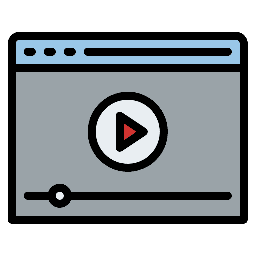 Streaming filming movie entertainment icon