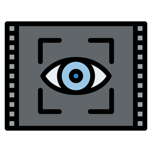 Preview movie film trailer icon