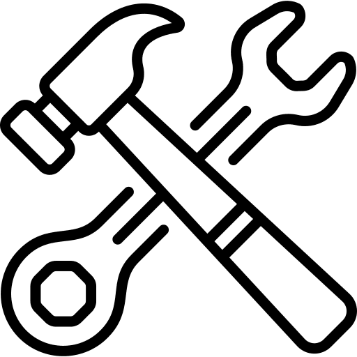 Tools reparation wrench tools icon