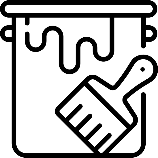 Paint bucket art tools paint icon