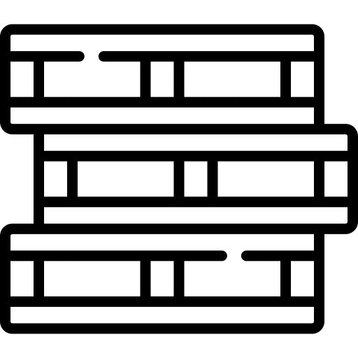 Pallets package wooden pallets icon