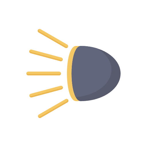 Car light electronics beacon car light icon