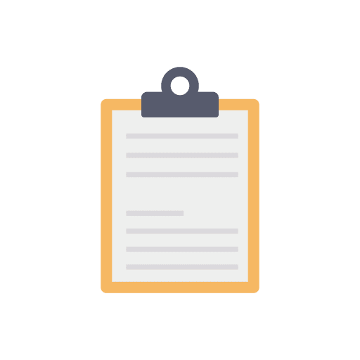 Check list paper clipboard criteria icon