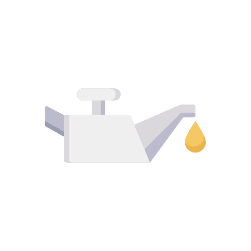 Oil lamp construction and tools oil drop icon