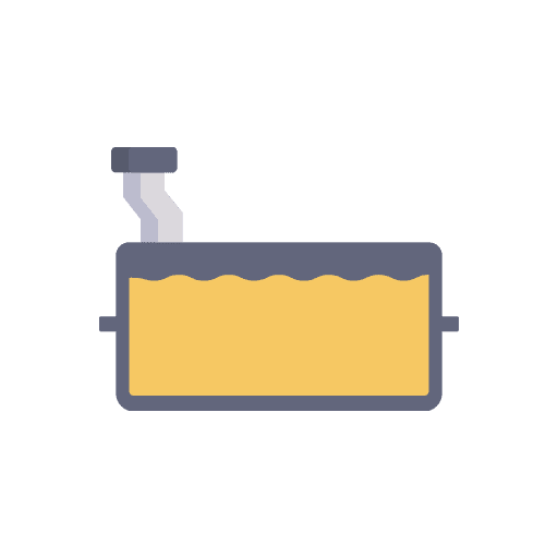 Tanker transportation tank refill icon