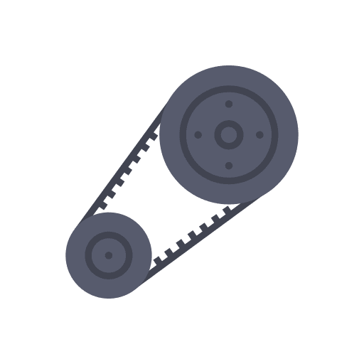 Belt maintenance belt transportation icon
