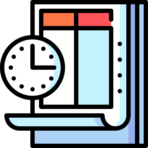 Worksheet schedule table worksheet icon