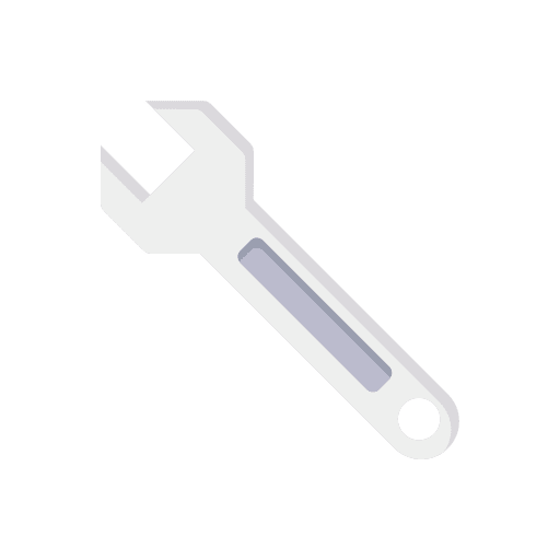 Wrench repair work tool construction and tools icon
