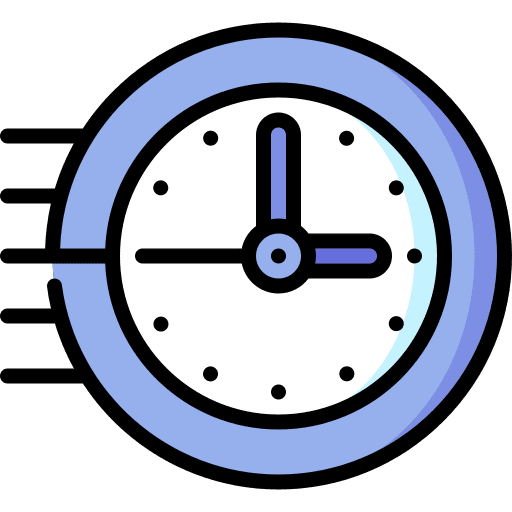 Fast time timing clock short term icon