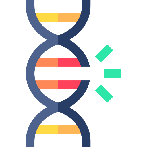Dna education genetic dna icon