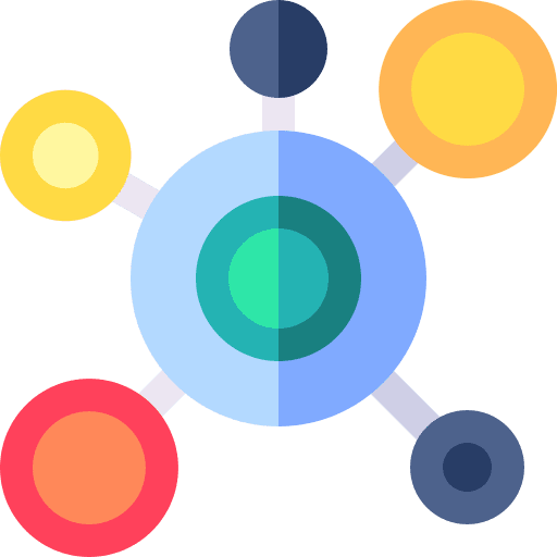 Molecule molecular molecule science icon