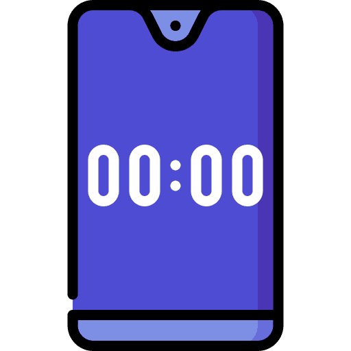 Timer interface wait time icon