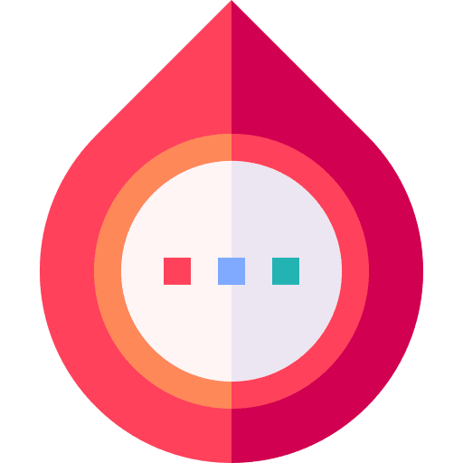 Blood blood analysis healthcare and medical icon