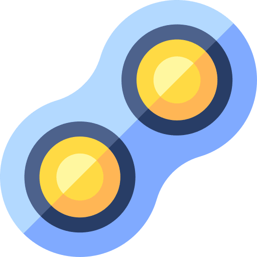 Cell cell science composition icon