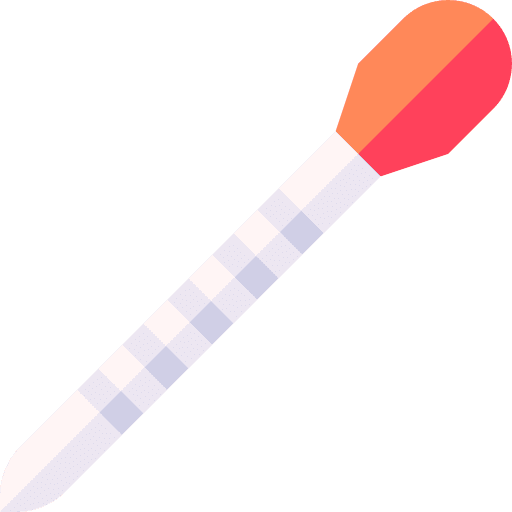 Pipette lab chemistry healthcare and medical icon