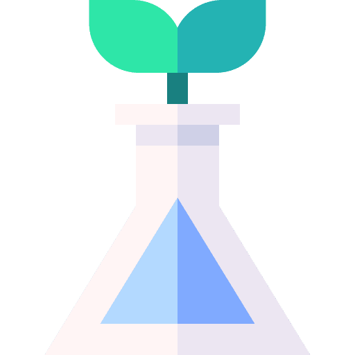 Plant education lab research icon