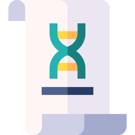 Research dna genetical healthcare icon