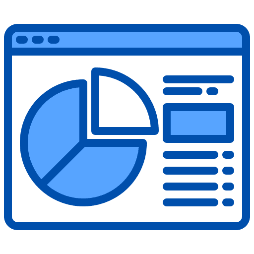 Analytics website seo and web admin icon