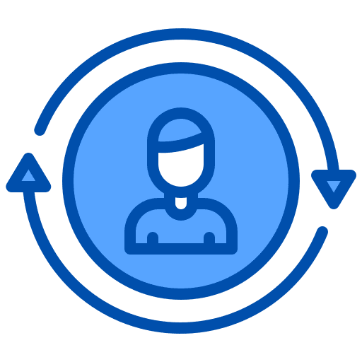 Transfer user networking seo and web icon