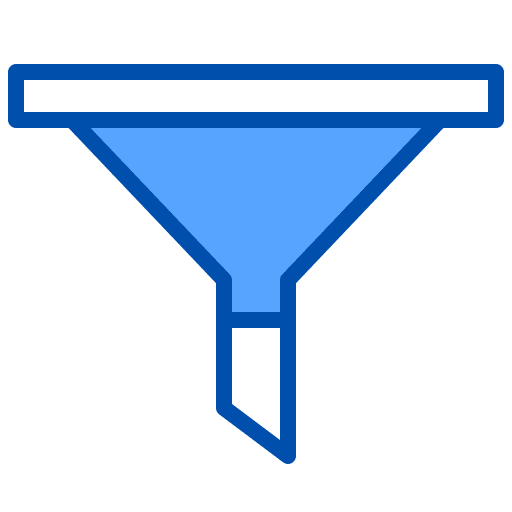 Filter funnel ui interface icon