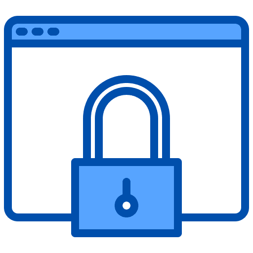 Lock padlock browser website icon