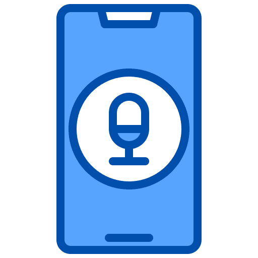 Podcast online smartphone electronics icon