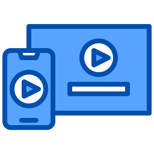 Responsive electronics video player seo icon