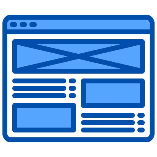 Web design design seo and web layout icon