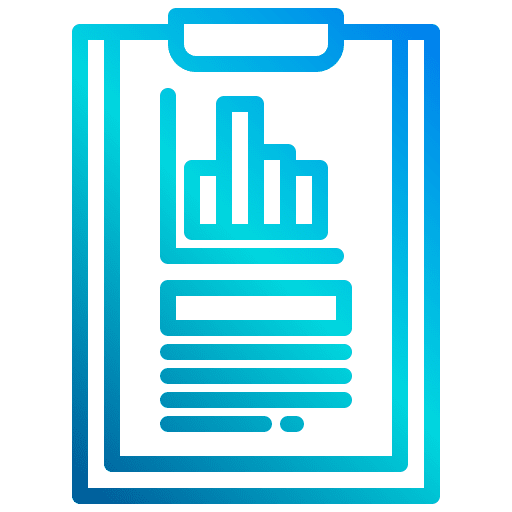 Clipboard seo chart marketing icon