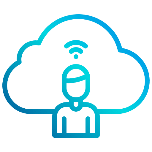 Cloud cloud storage seo and web user icon