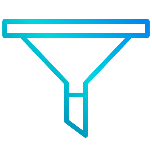 Filter interface funnel ui icon