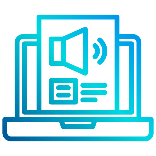 Laptop laptop campaign marketing icon