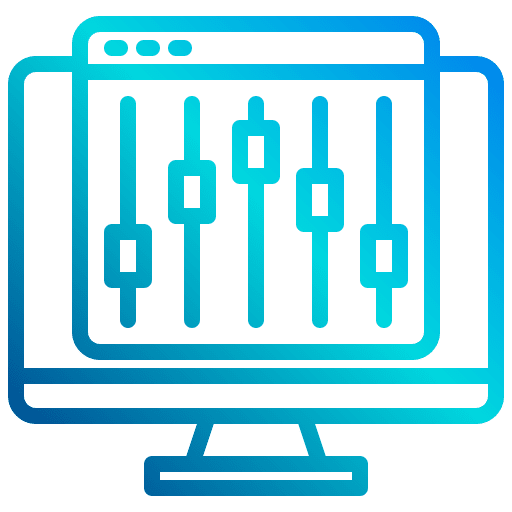 Setting control edit tools seo and web icon