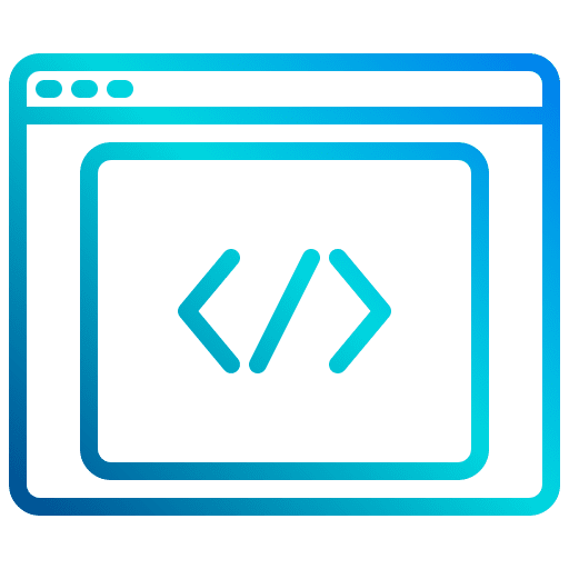 Website seo and web web development seo icon