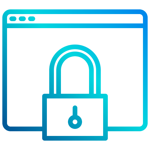 Lock password seo and web locker icon