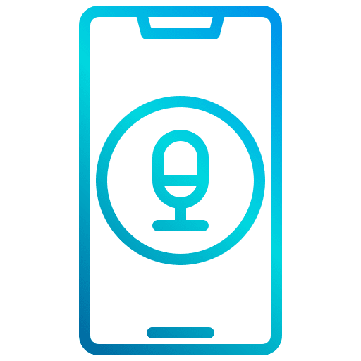 Podcast online electronics smartphone icon