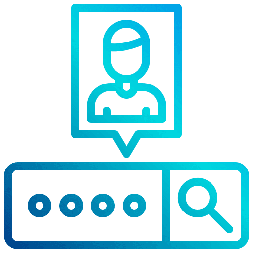 Search seo and web marketing website icon