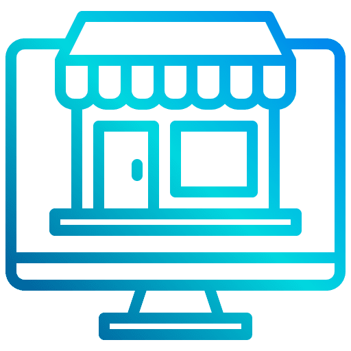 Shop online shop shop marketing icon