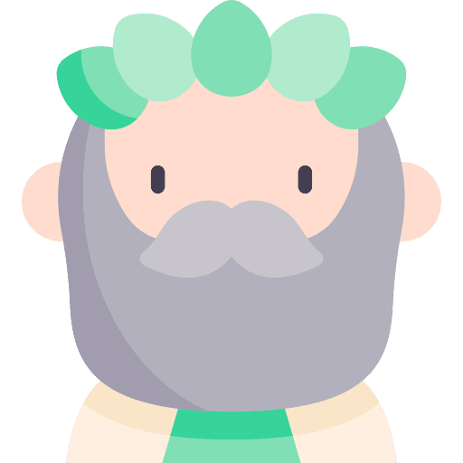 Druid man druid celtic icon