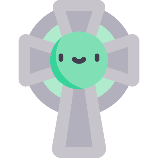 Cross st patricks day christian cross icon