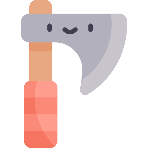 Axe hatchet battle fight icon